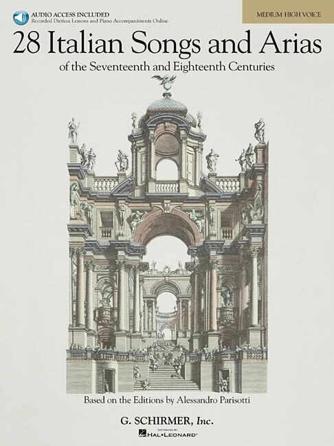 Front cover_28 Italian Songs & Arias Of The 17th & 18th Centuries - Medium High - Book/online Audio