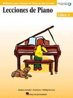 Front cover_Piano Lessons Book 3 - Book/online Audio - Spanish Edition