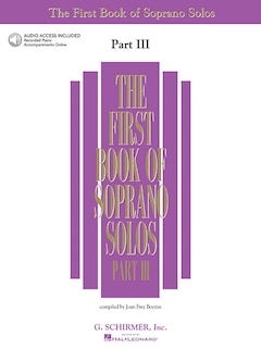 The First Book Of Soprano Solos - Part Iii