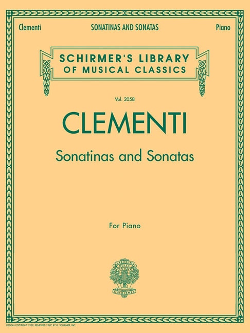 Sonatinas and Sonatas: Schirmer Library of Classics Volume 2058