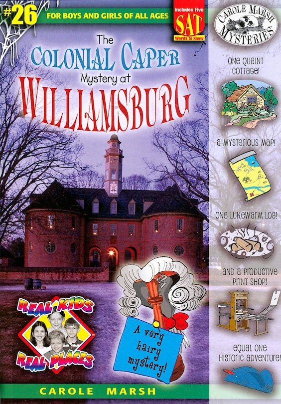 Front cover_The Colonial Caper Mystery at Williamsburg