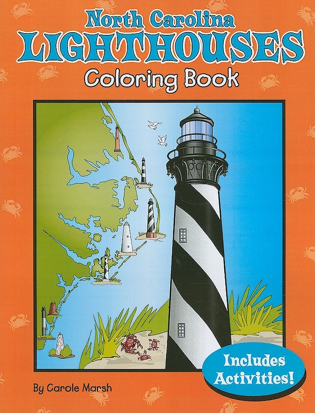 Couverture_North Carolina Lighthouses Coloring Book