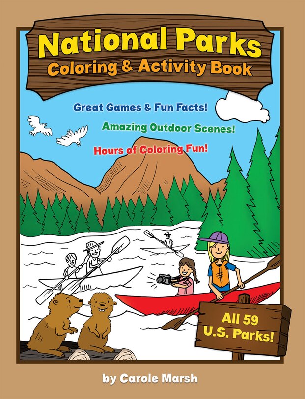 Couverture_America's National Parks Coloring and Activity Book