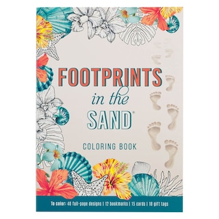 Front cover_Coloring Book Footprints in the Sand