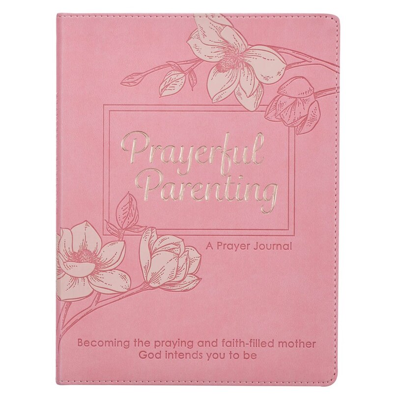 Front cover_Prompted Journal Prayerful Parenting Faux Leather
