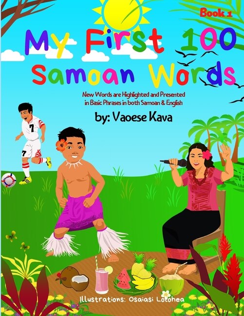 Front cover_My First 100 Samoan Words Book 1