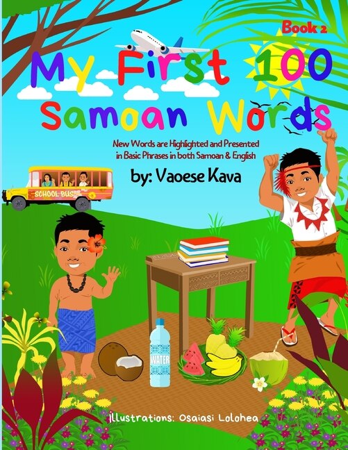 Front cover_My First 100 Samoan Words Book 2
