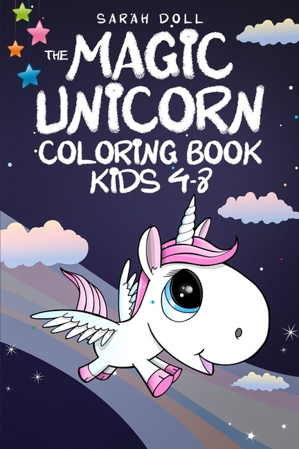 Front cover_The Magic Unicorn Coloring Book