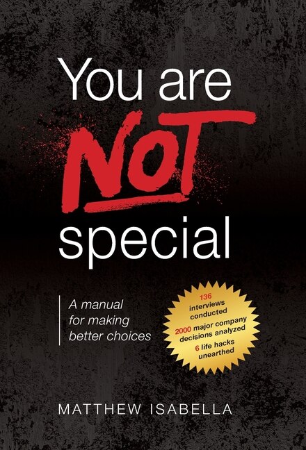 Couverture_You are NOT special