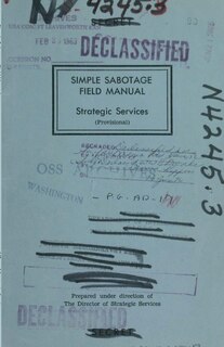 Front cover_Simple Sabotage Field Manual