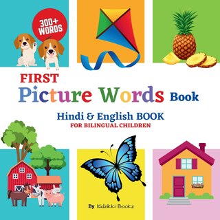 Couverture_First Picture Words Book - Hindi & English Book For Bilingual Children