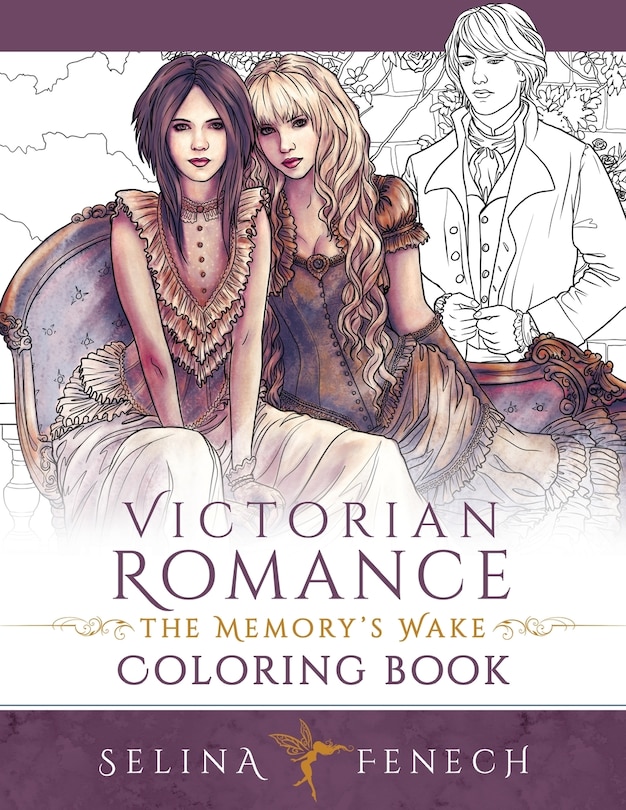 Front cover_Victorian Romance - The Memory's Wake Coloring Book