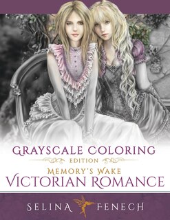 Front cover_Memory's Wake Victorian Romance - Grayscale Coloring Edition