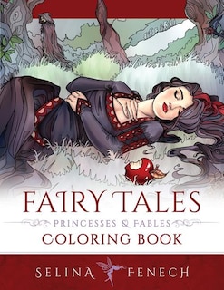 Front cover_Fairy Tales, Princesses, and Fables Coloring Book