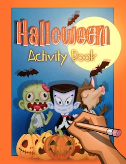 Front cover_Halloween Activity and Puzzle Book for Kids