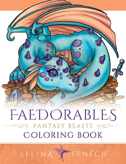 Front cover_Faedorables Fantasy Beasts Coloring Book