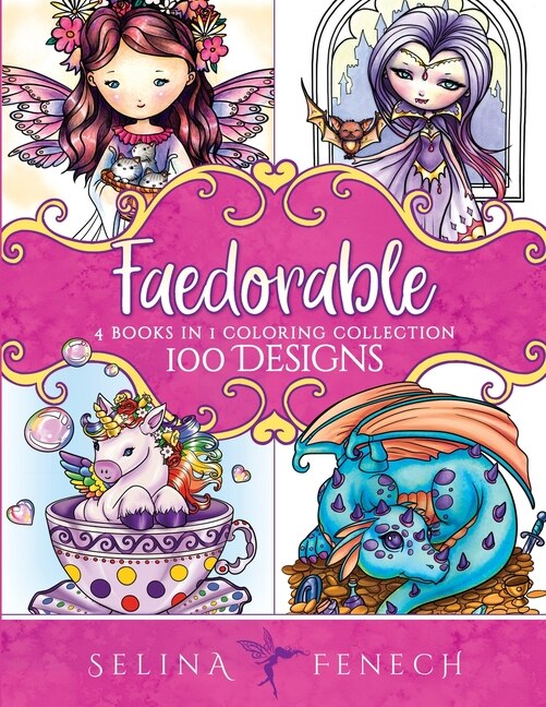 Front cover_Faedorables Coloring Collection