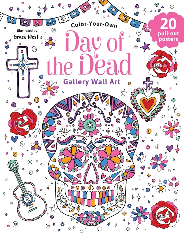 Front cover_Day of the Dead: Coloring Book