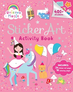Couverture_Unicorn Magic: Sticker Art & Coloring