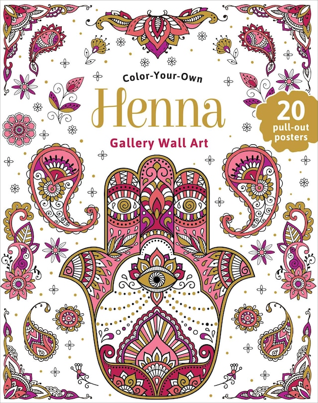 Front cover_Henna: Coloring Book