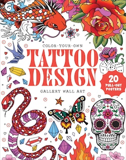 Front cover_Tattoo Design: Coloring Book
