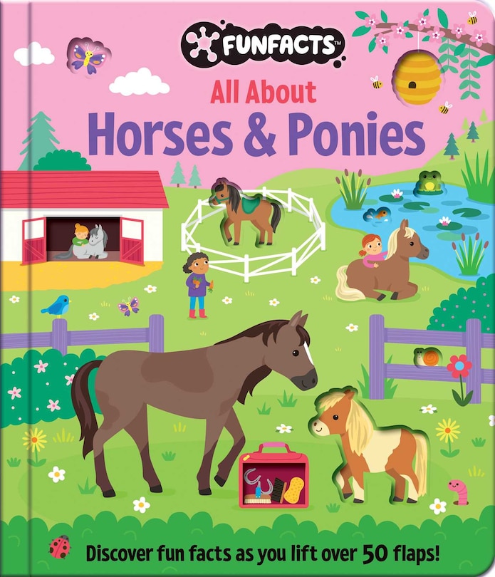 Front cover_All About Horses & Ponies: Lift-the-Flap Book