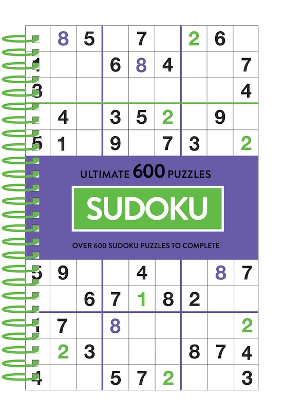 Front cover_Ultimate 600 Puzzles - Sudoku