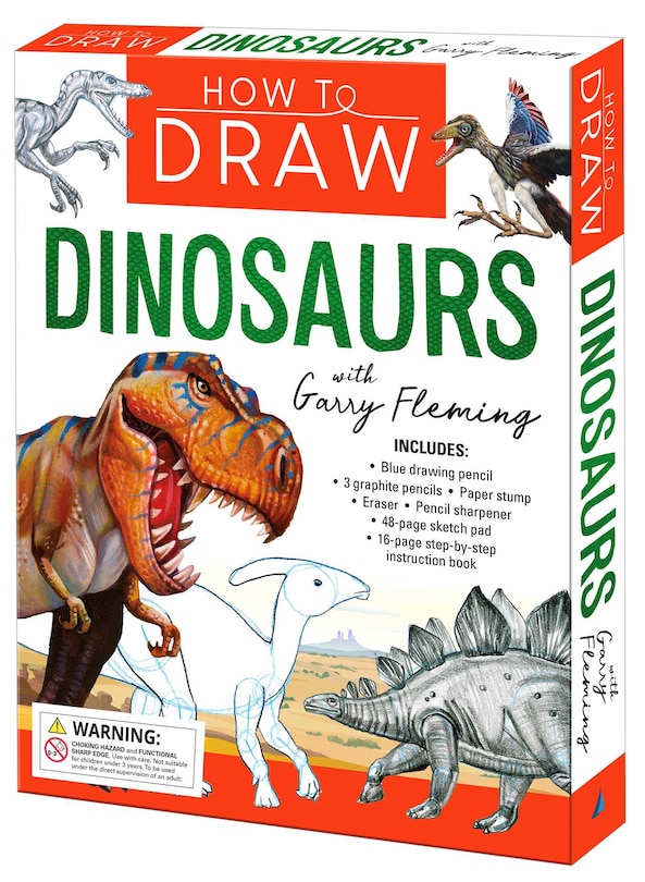 Couverture_How to Draw Dinosaurs
