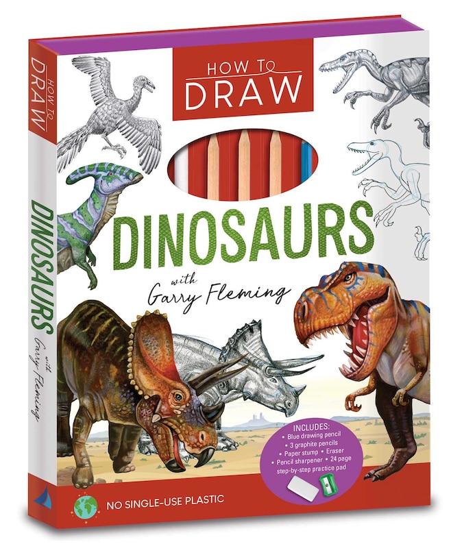 Front cover_HT DRAW DINOSAURS WITH GARRY FLEMING