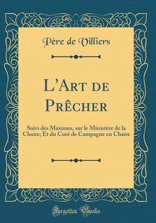 Couverture_L'Art de Prêcher