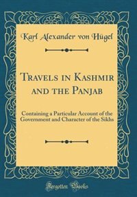 Front cover_Travels in Kashmir and the Panjab