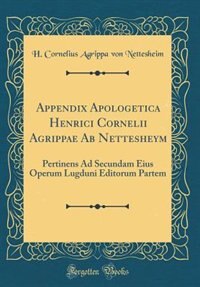 Front cover_Appendix Apologetica Henrici Cornelii Agrippae Ab Nettesheym