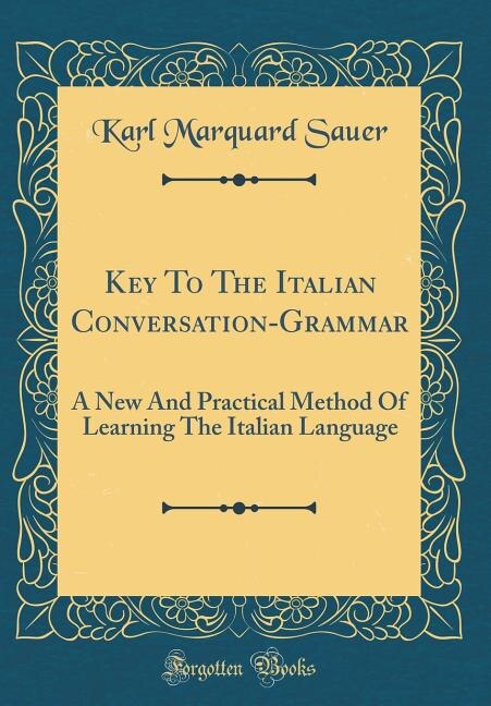 Couverture_Key To The Italian Conversation-Grammar
