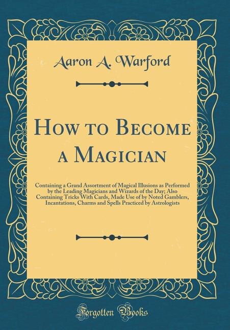 Front cover_How to Become a Magician