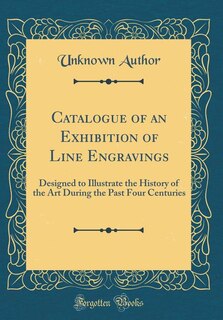 Couverture_Catalogue of an Exhibition of Line Engravings