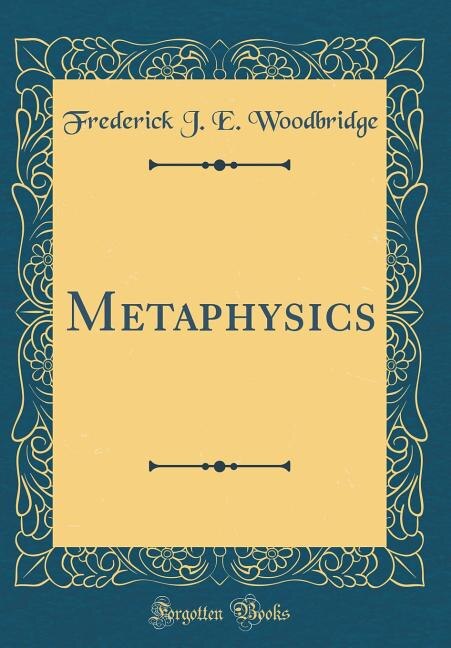 Front cover_Metaphysics (Classic Reprint)