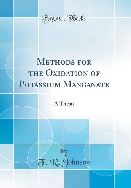 Couverture_Methods for the Oxidation of Potassium Manganate
