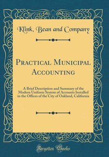 Front cover_Practical Municipal Accounting