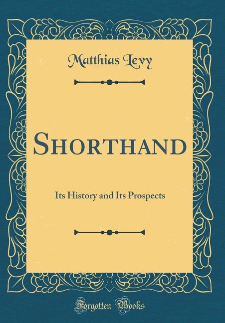 Front cover_Shorthand