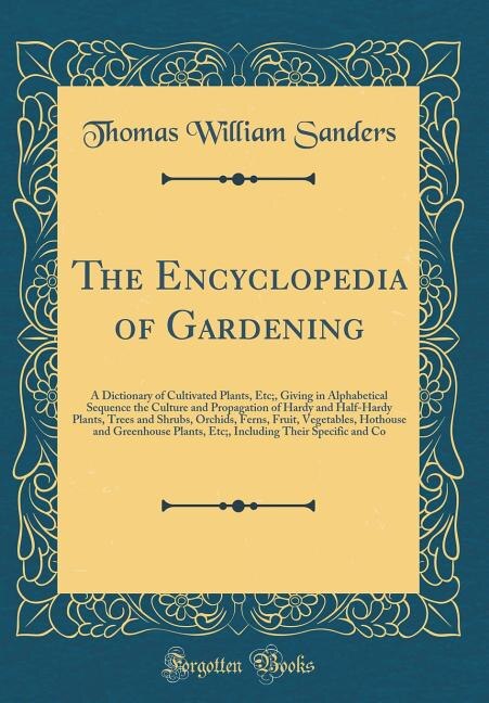 Front cover_The Encyclopedia of Gardening