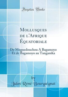Couverture_Mollusques de l'Afrique Équatoriale