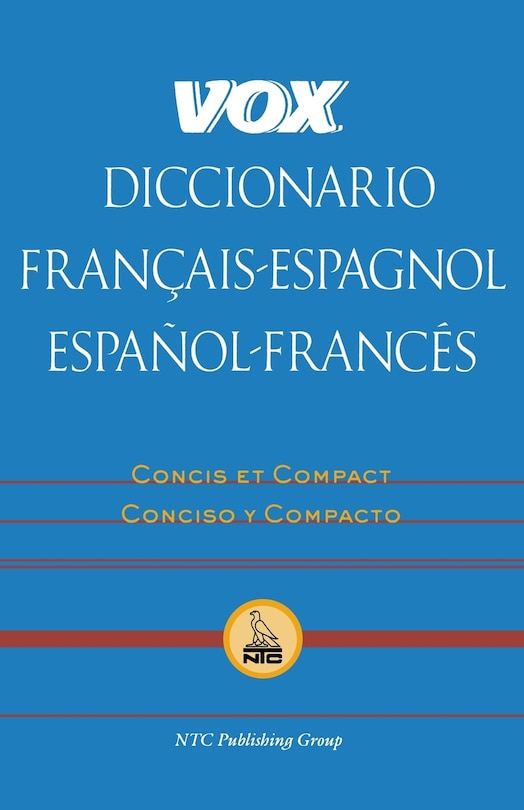 Couverture_Vox Diccionario Francais-Espagnol/Espanol-Frances