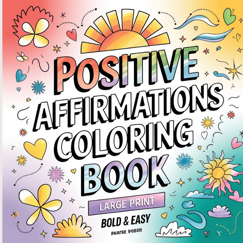 Front cover_Positive Affirmation Coloring Book