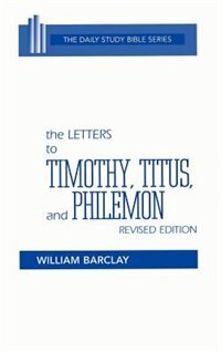 Front cover_The Letters to Timothy, Titus, and Philemon
