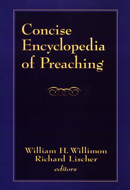 Front cover_Concise Encyclopedia of Preaching