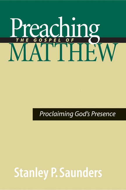 Front cover_Preaching the Gospel of Matthew