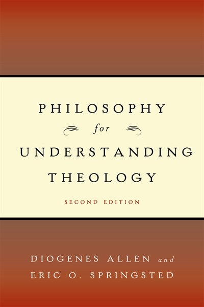 Front cover_Philosophy For Understanding Theology