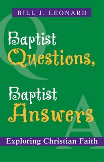 Couverture_Baptist Questions, Baptist Answers
