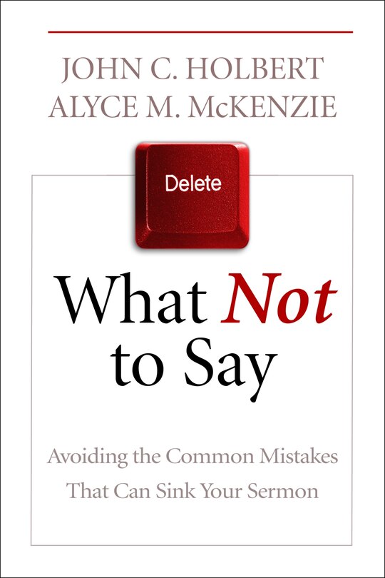 Front cover_WHAT NOT TO SAY
