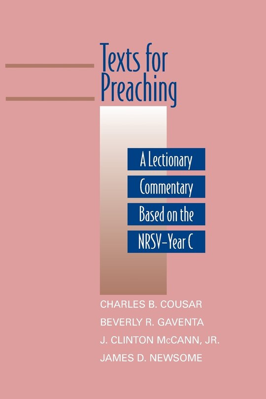 Couverture_Texts for Preaching
